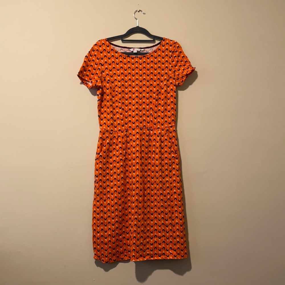 Boden | Orange Phoebe Dress